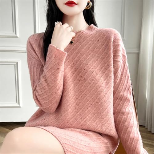 Suéter De Manga Larga para Mujer, Falda A La Cadera, Conjunto De Dos Piezas, Top Suelto, Falda Corta Lisa pnnrk M