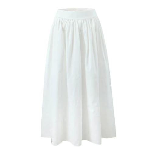 Conjunto de 2 piezas para mujer, estilo retro francés, camisola sin mangas con volantes y falda de cintura alta, para primavera y verano, Traje amarillo, S